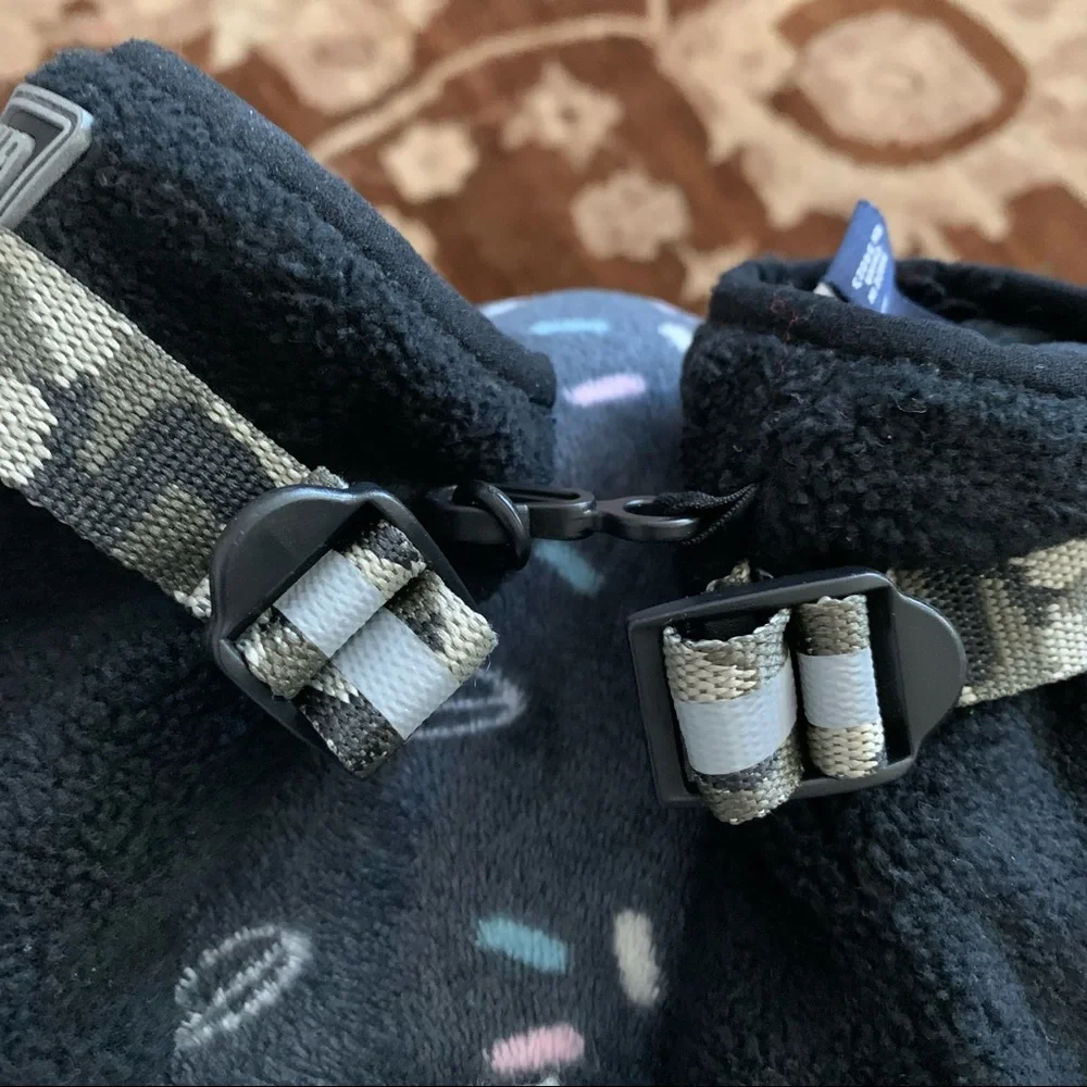 Gap Kids Black Fleece Gloves M